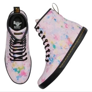 Dr. Martens Sheridan Confetti Suede High-Top Boot US 7 NEW